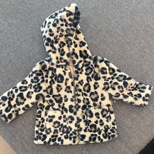 Old Navy Kids Animal Print Puffer Jacket